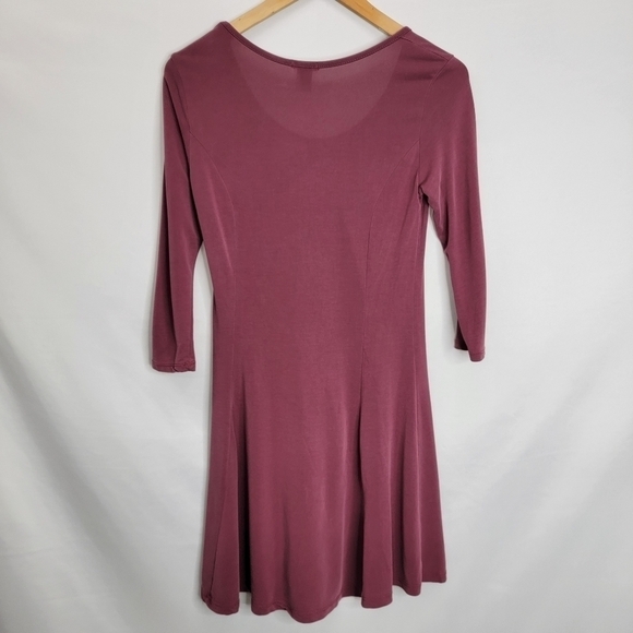 𝅺RUE 21 Long Sleeve Scoop Neck Midi Dress Size Large - Picture 9 of 11